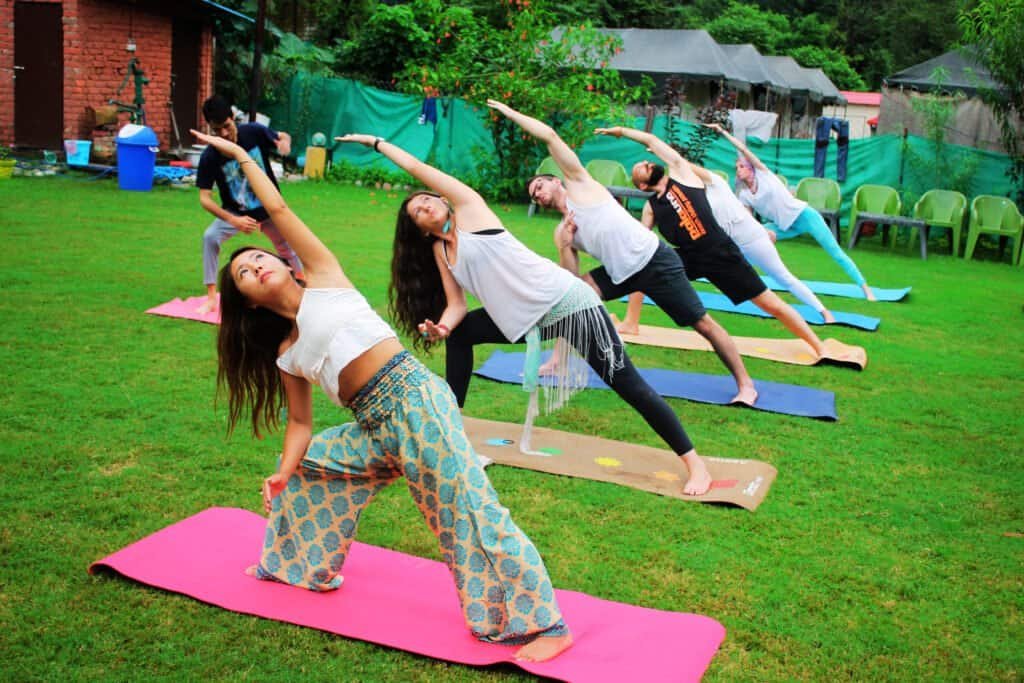 Yoga sessions with Best yoga school in Rishikesh